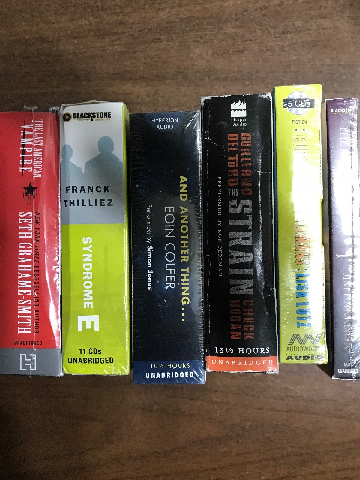 Mixed lot of 6 audiobooks various authors all $20+ Individually 5 Brand New