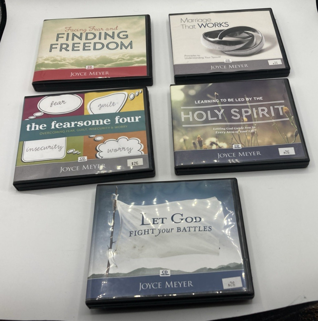 Lot of 5 Joyce Meyer Ministries Christian Audio CD CD’s