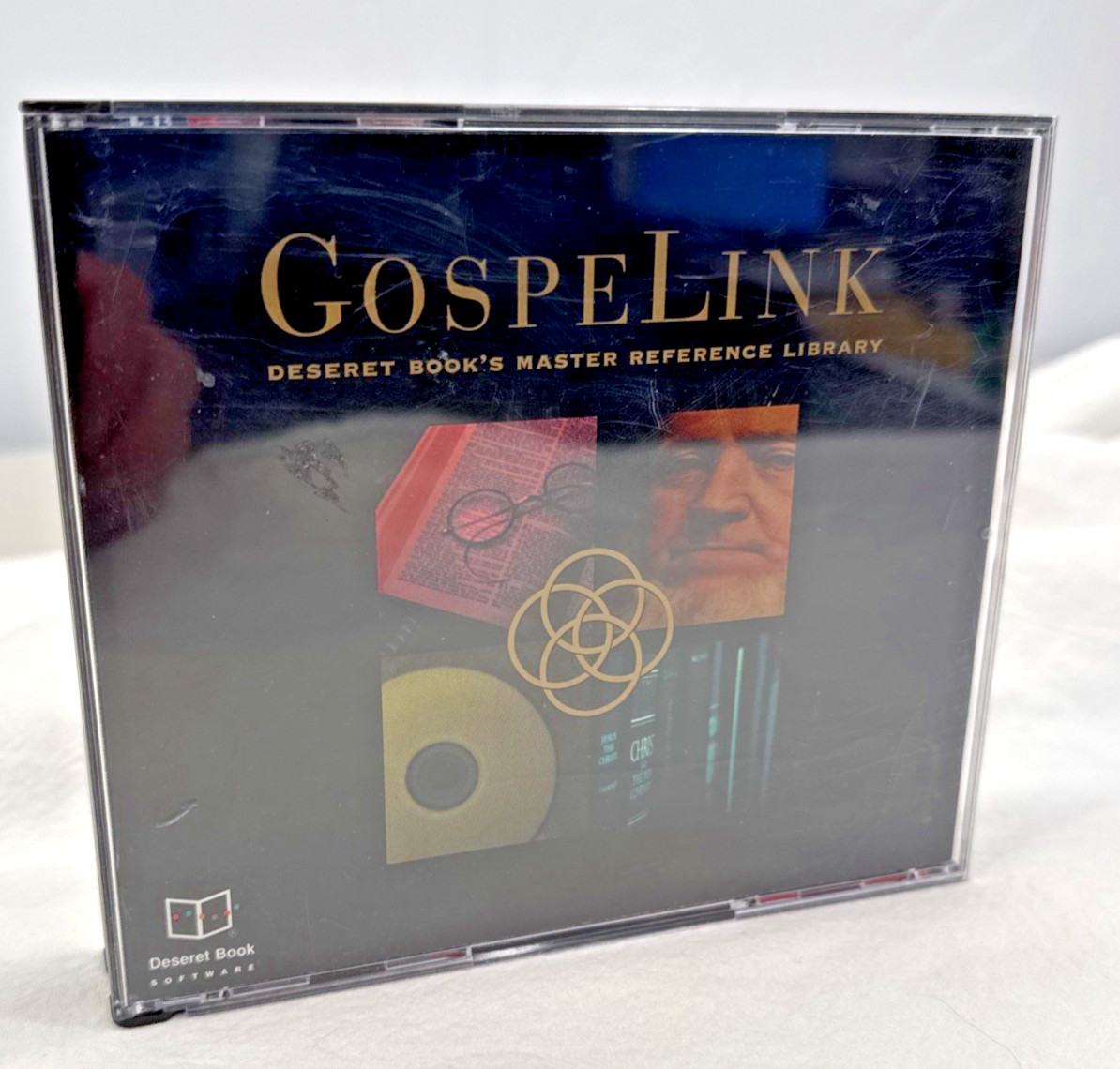GOSPELINK Desert Book’s Master Reference Library CD-ROM LDS Mormon 3 CD Set 1998