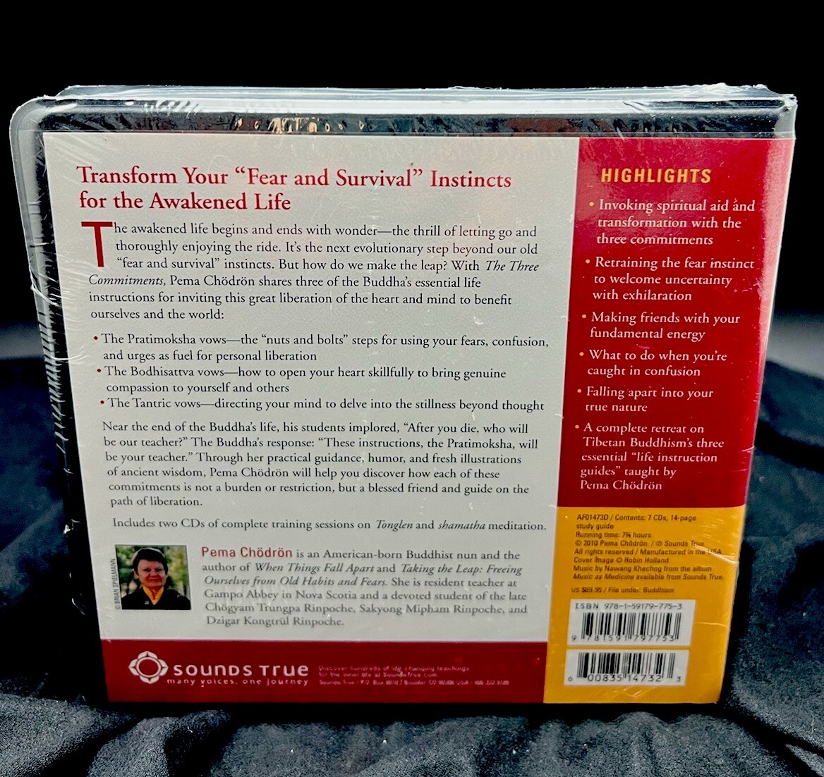 The Three Commitments 7CD Audiobook NEW Pema Chodron Walking the Path Liberation