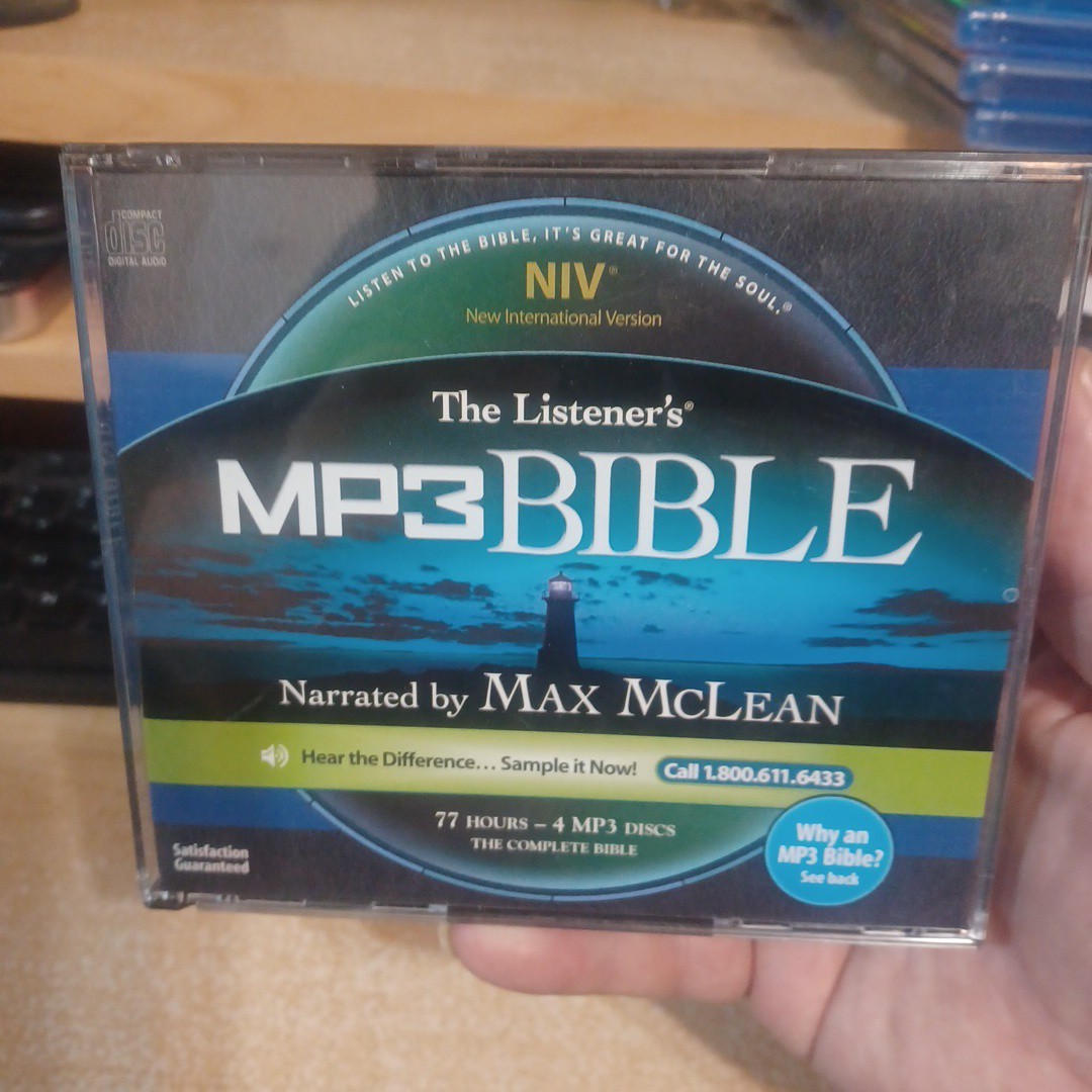 The Listener’s Bible MP3 Audio Bible 77 Hours 4 Mp3 Discs NIV New International