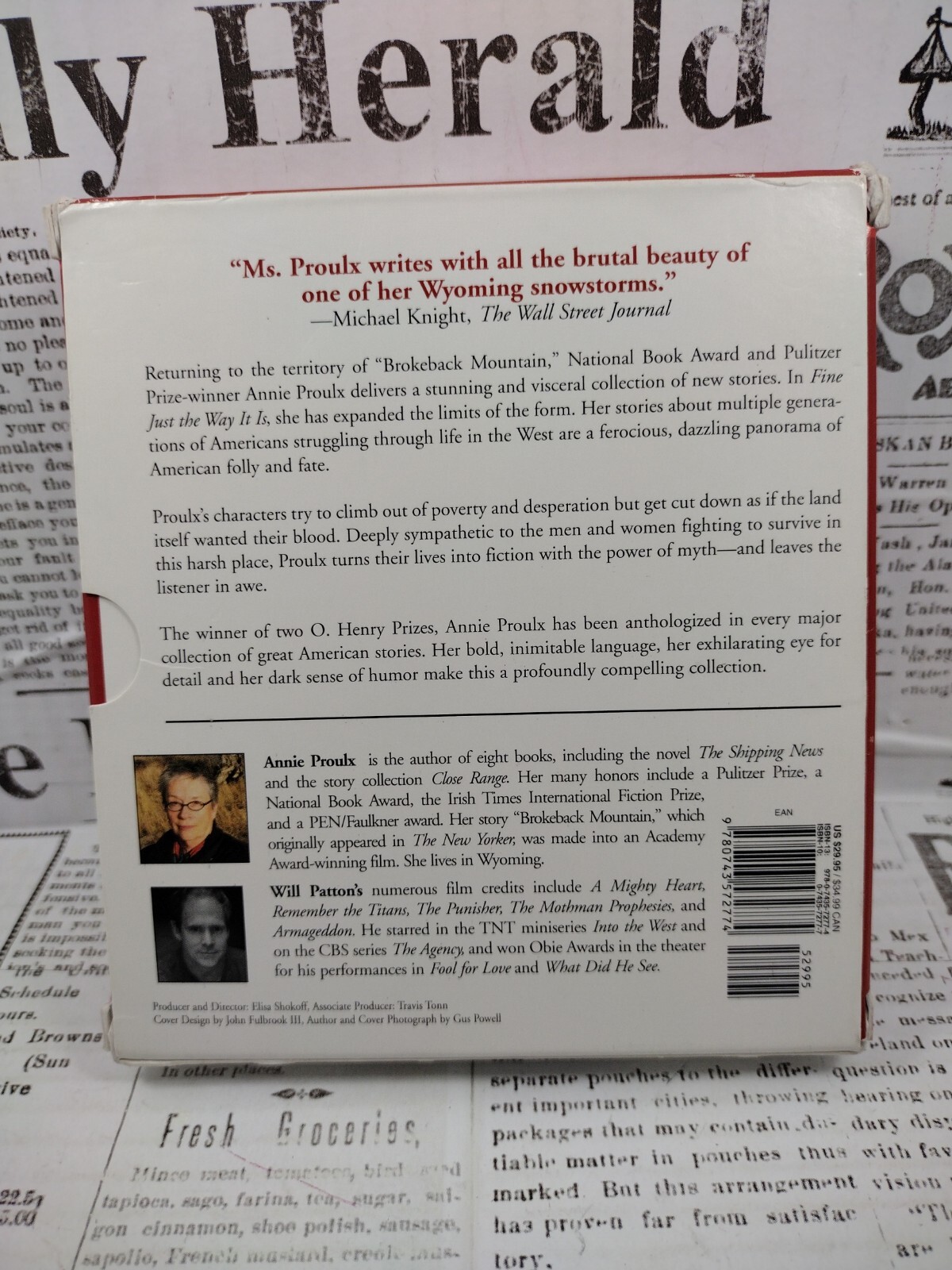 Fine Just the Way It Is: Wyoming Stories 3 by Annie Proulx: Audiobook
