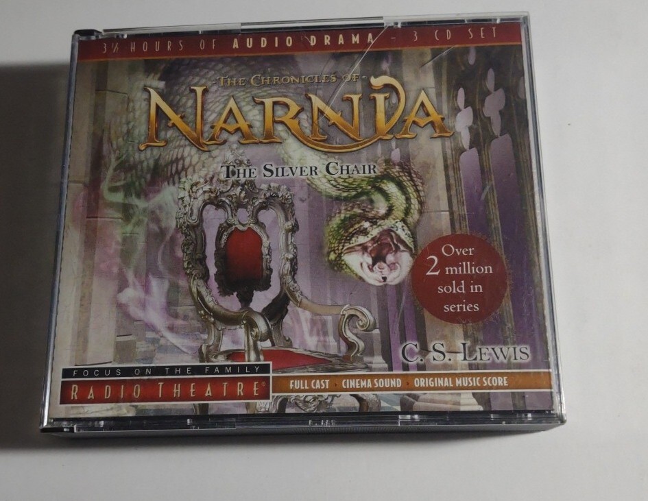 The Chronicles of NARNIA THE SILVER CHAIR C.S. Lewis Radio Theatre with 3 CD’S.
