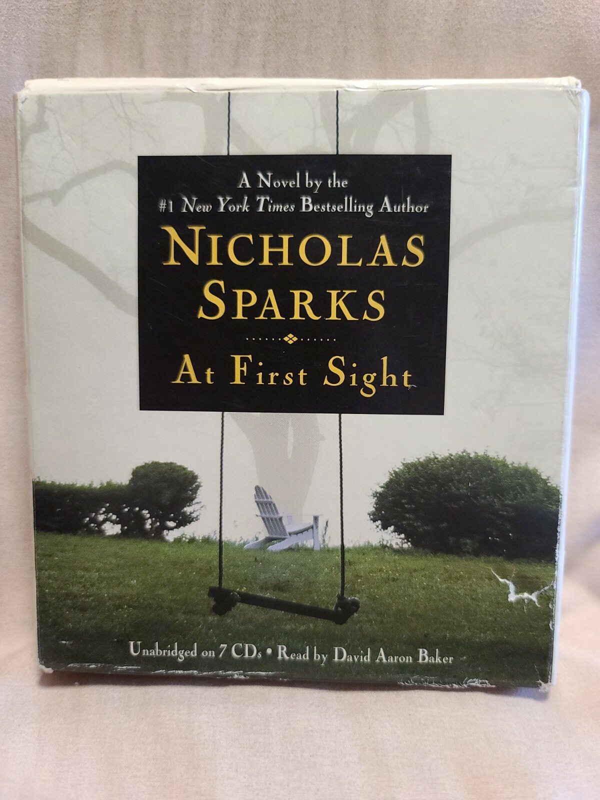 Shelf191 Audiobook~at first sight- Nicholas sparks- unabridged