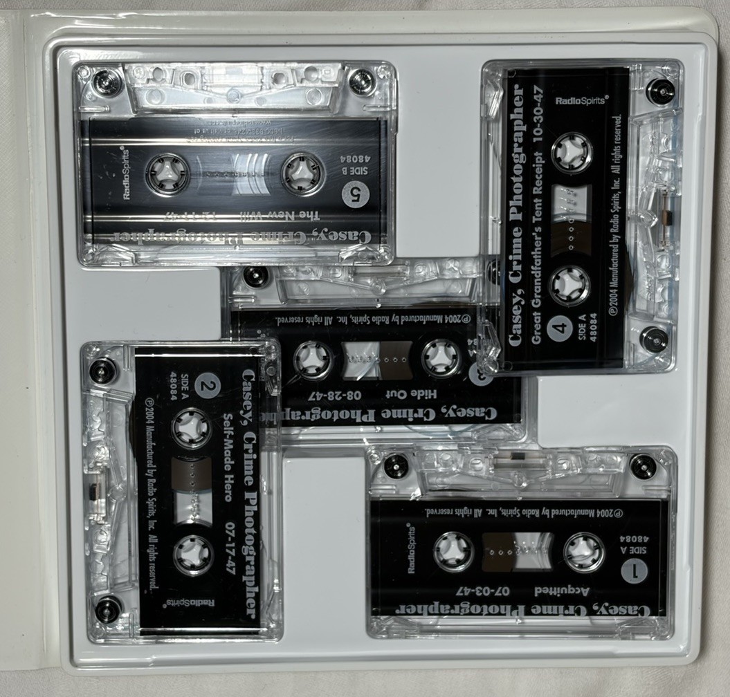 Radio Spirits Legends of the Radio – Casey, Crime Photographer, 10 Cassettes