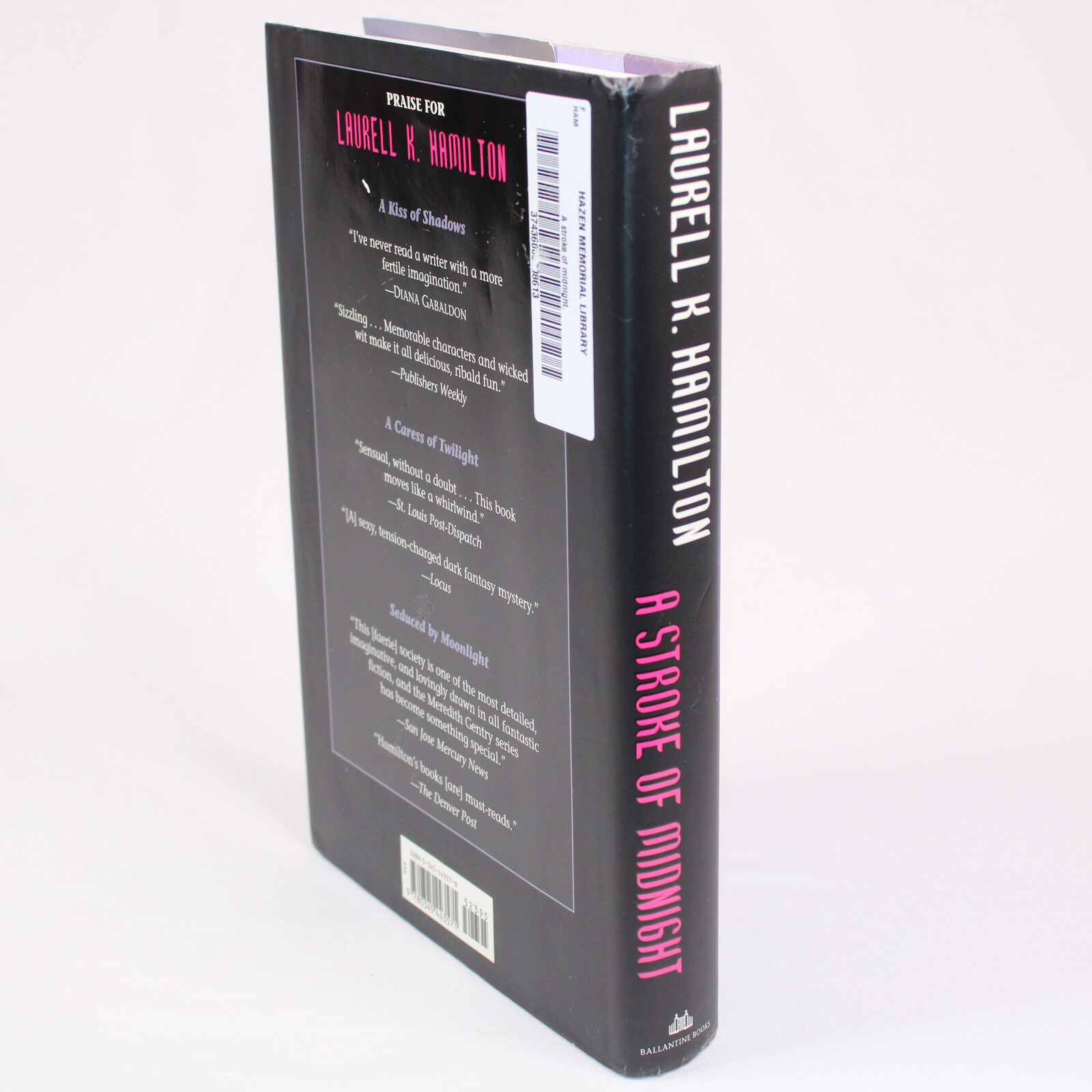 SIGNED A Stroke Of Midnight By Laurell K Hamilton Hardcover Book With DJ 2005