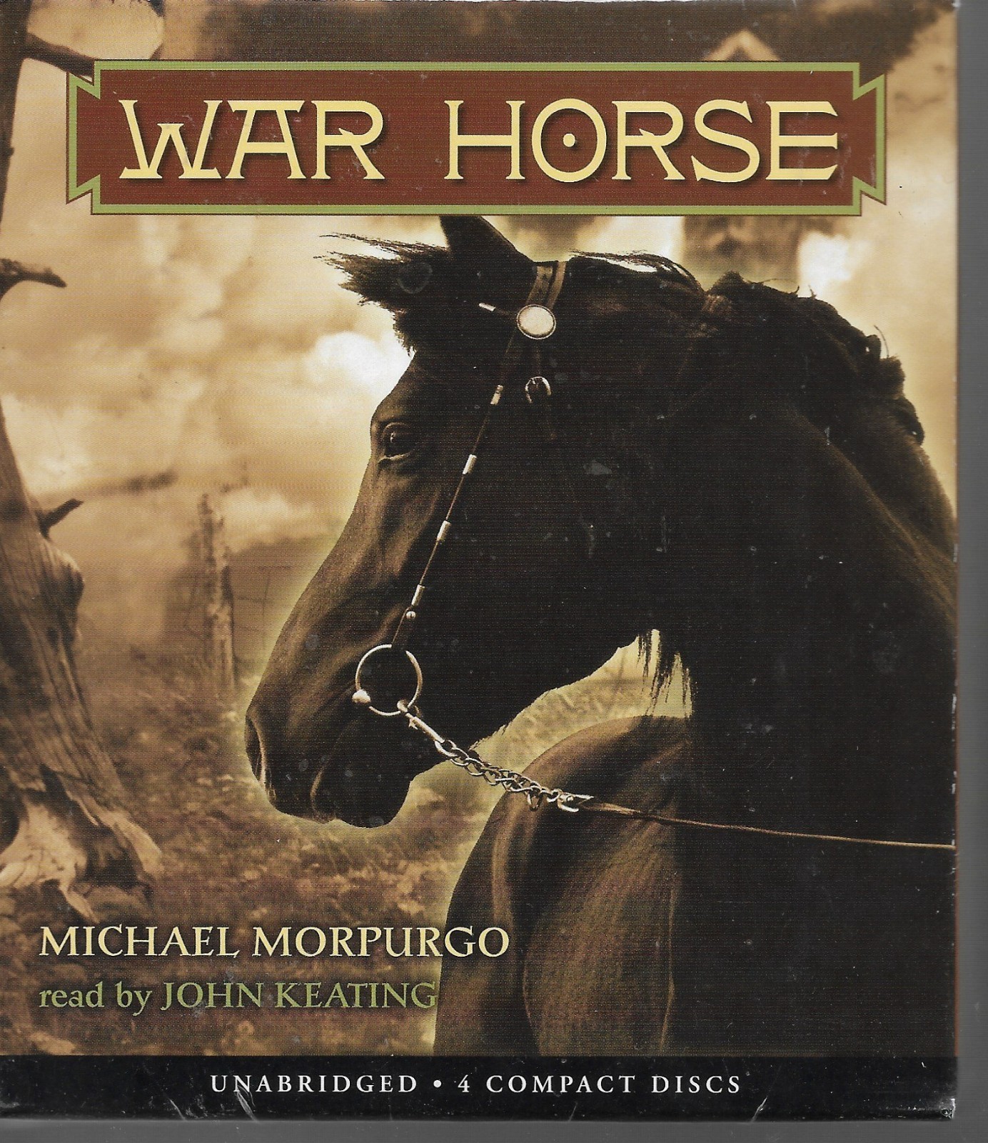 WAR HORSE MICHAEL MORPURGO .Unabridged 4 CD’s NEW SEALED