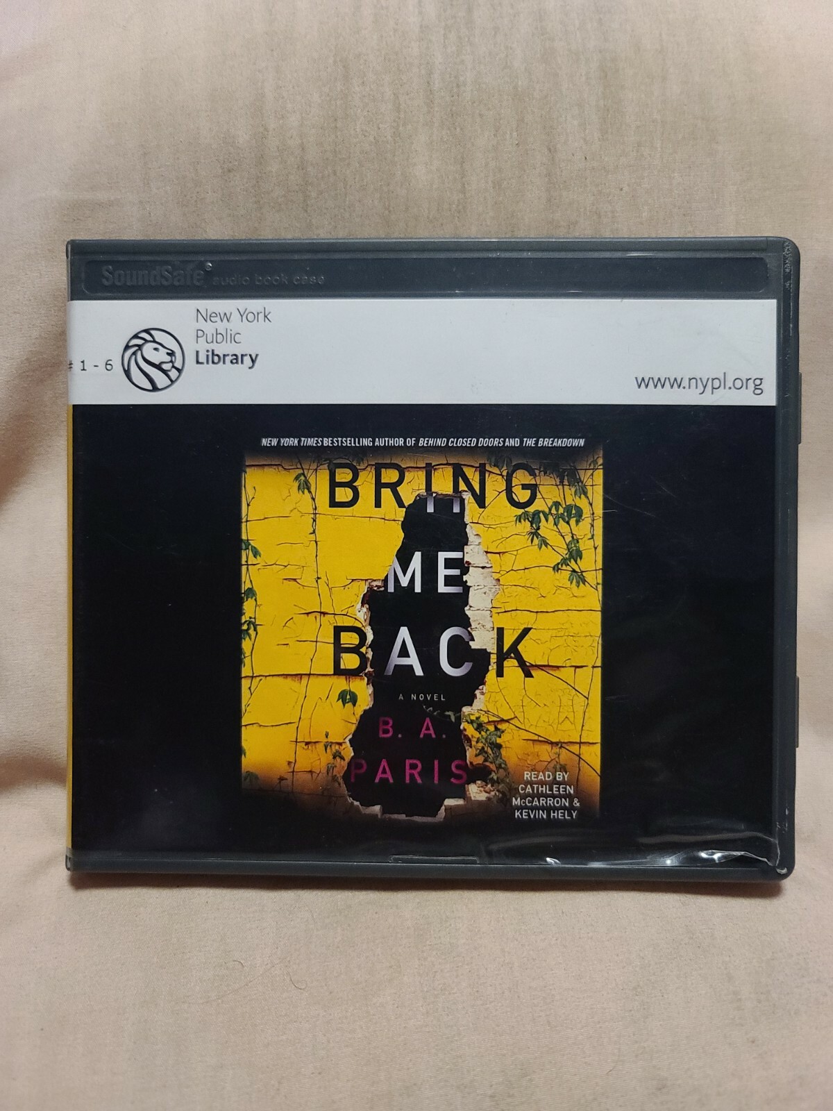 Shelf00g Audiobook~ Bring me back — B. A. Paris — unabridged