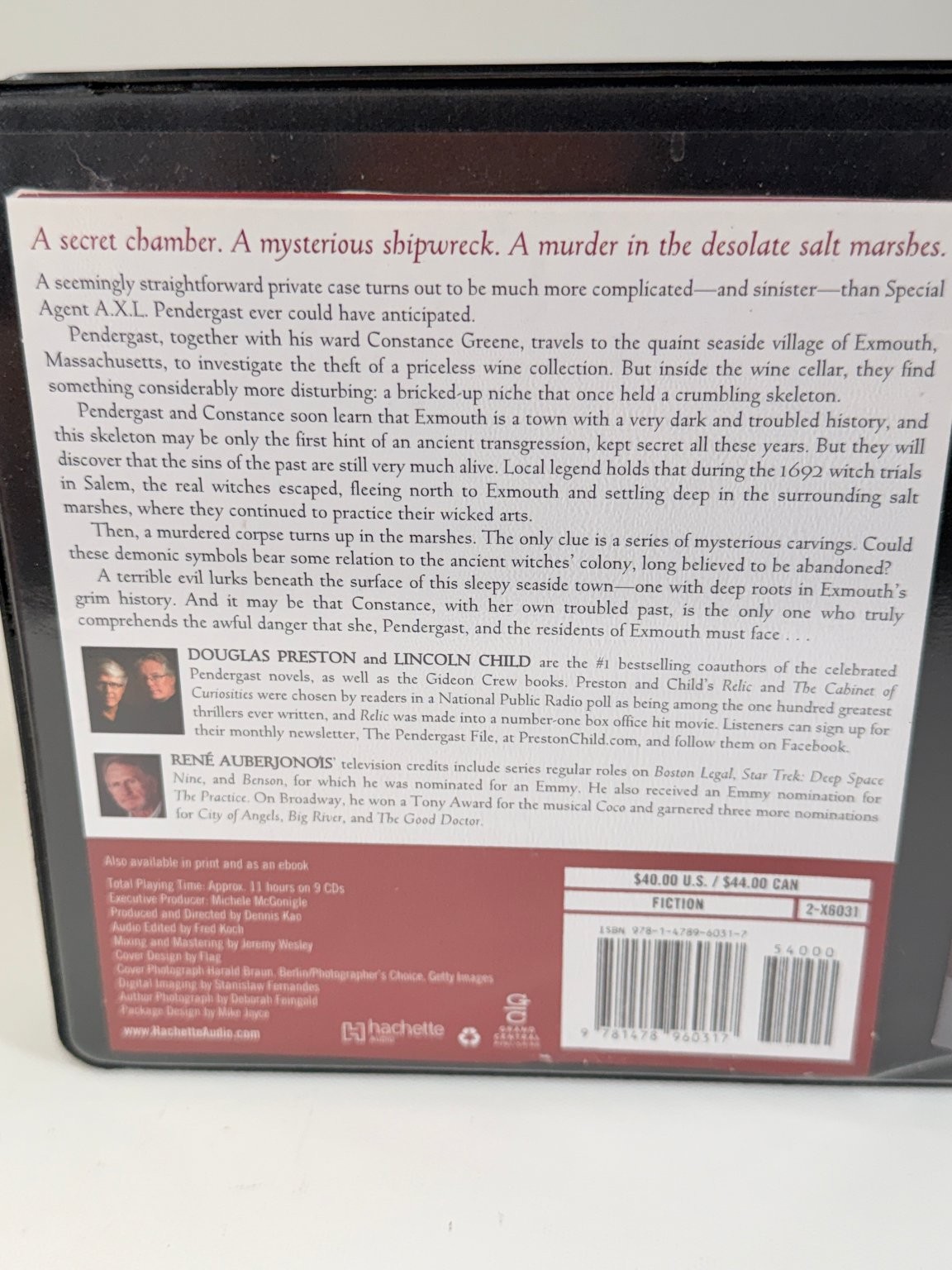 Crimson Shore by Preston & Child Audiobook CDs Unabridged 9 Discs