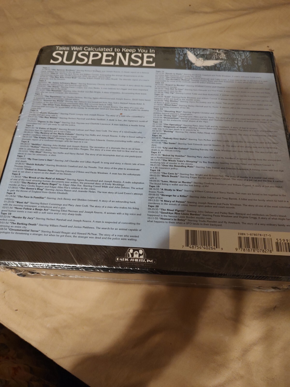 Tales Well Calculated to Keep you in Suspense Vol 1 20 cassettes New Sealed