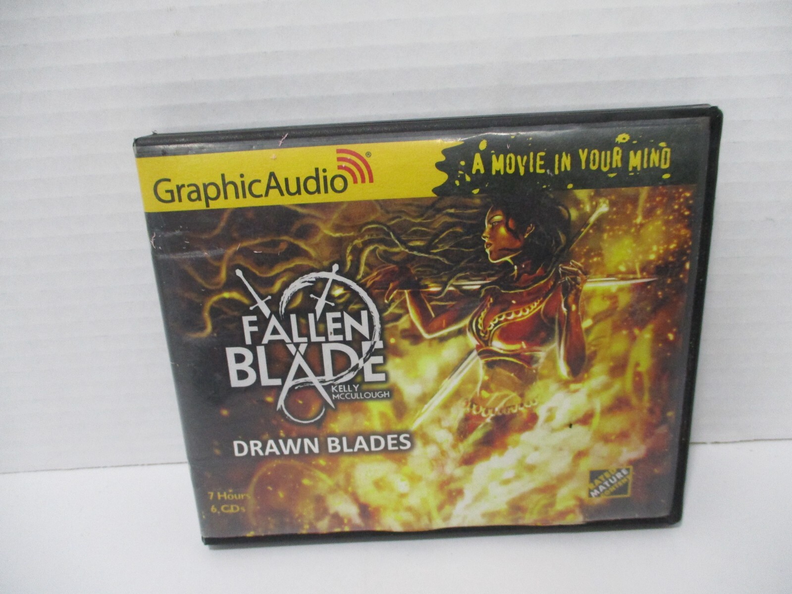Audio Books Drawn Blades & Bared Blade McCullough The Fallen Blade MP3 CD Mature