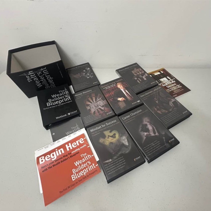 Trump University The Wealth Builder’s Blueprint 1 DVD & 6 Audio CDs Complete