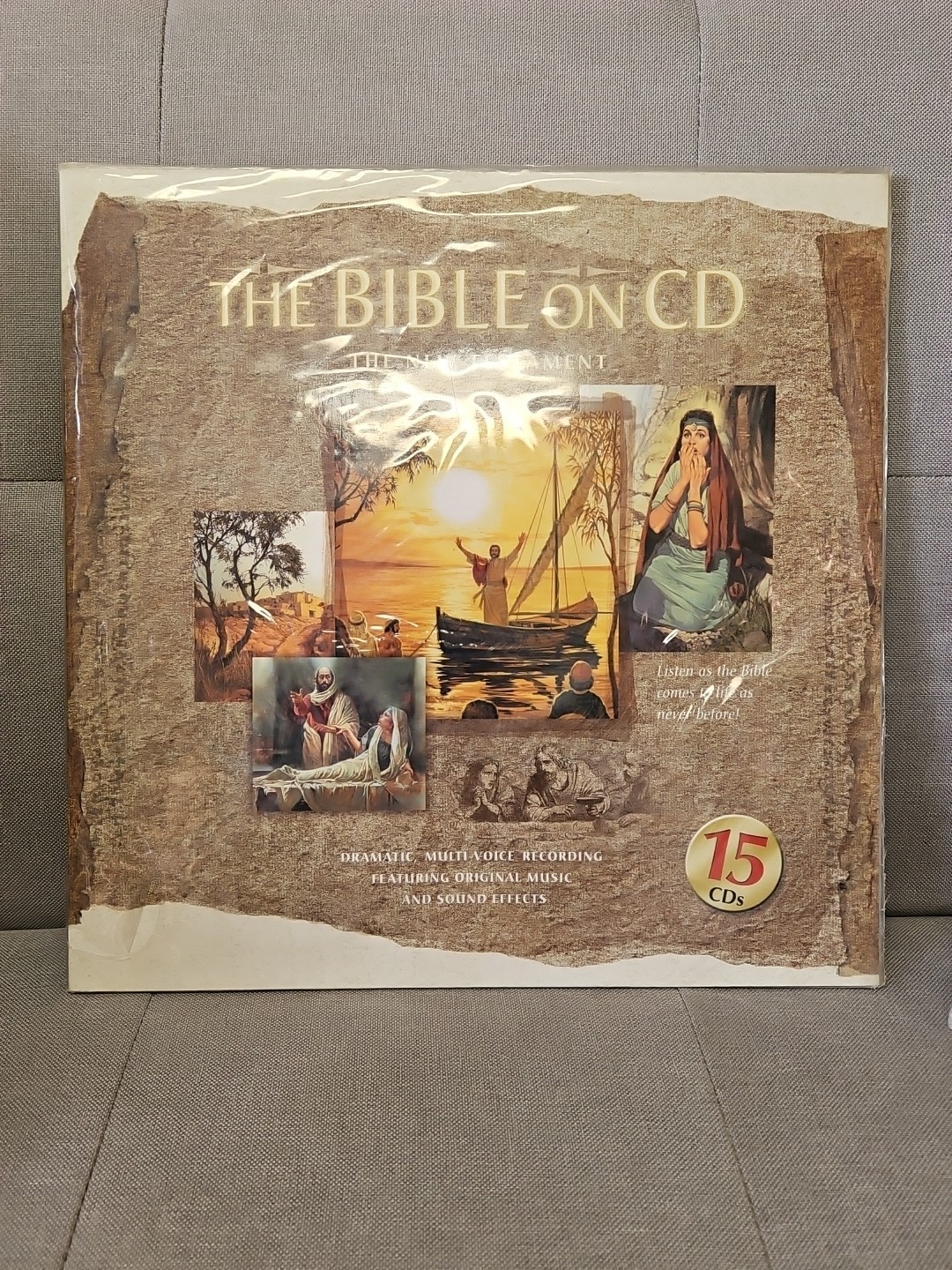The Bible on CD The New Testament 15 CDs Audio — Jesus-Praying-Listen