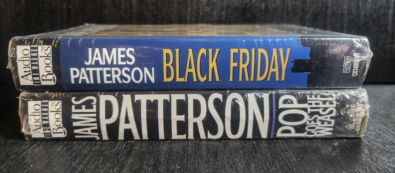 JAMES PATTERSON AUDIOBOOK ON CASSETTE LOT OF 2 BLACK FRIDAY, WEASEL, NEW SEALED