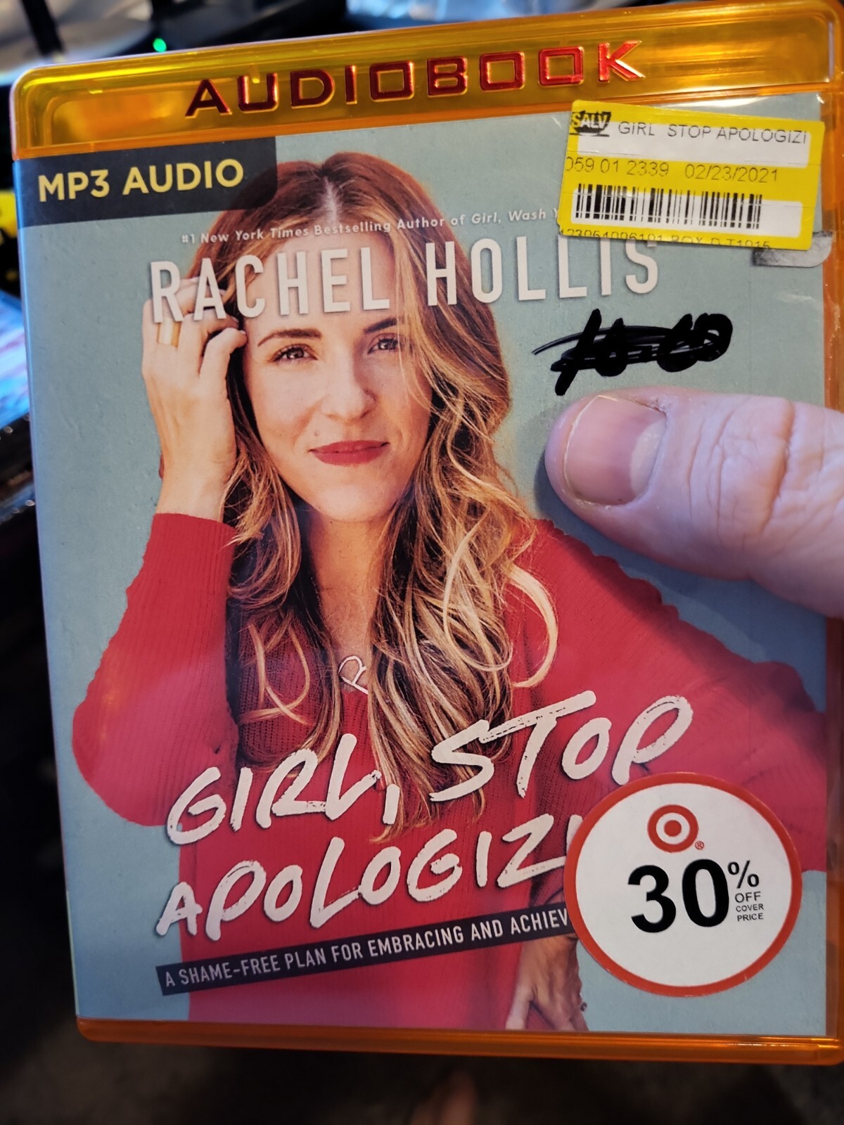 Girl, Stop Apologizing Rachel Hollis Rachel Hollis VeryGood Book 0 MP3 CD