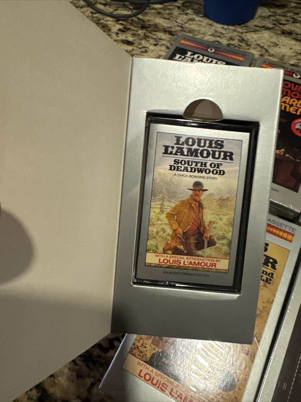 11 Vintage 1980’s Louis L’amour Bantam Audio Cassettes four Card Draw ETC. NEW!!