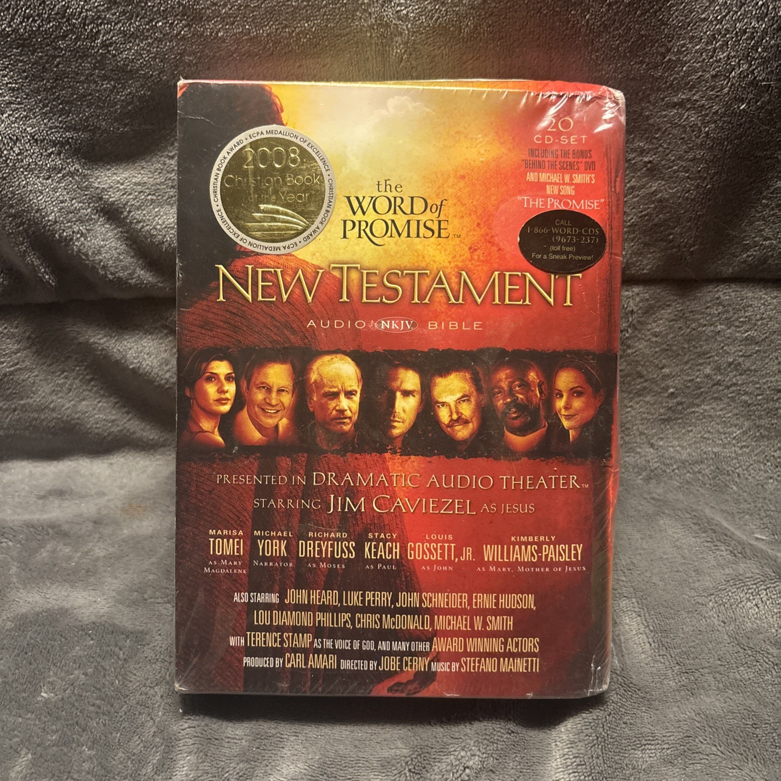 The Word of Promise New Testament Audio Bible 20 CD Set NEW RARE 🔥🔥🔥