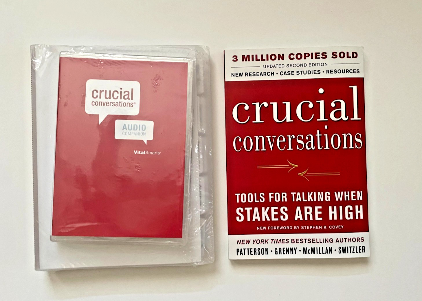Crucial Conversations Set: Paperback Book 6 Audio Companion CDs and Toolkit