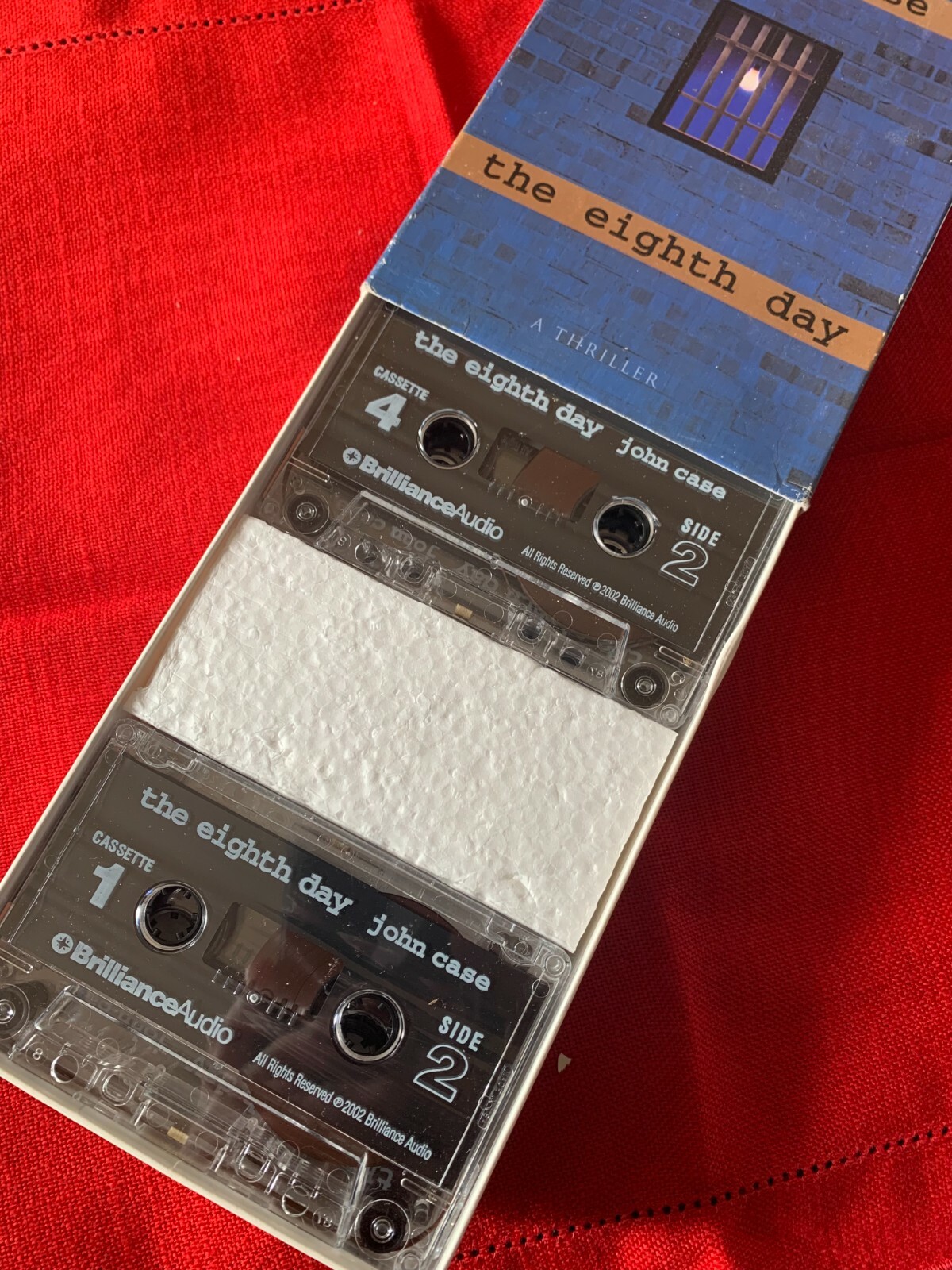 The Eighth Day by John Case Audiobook 4 Cassette Tapes