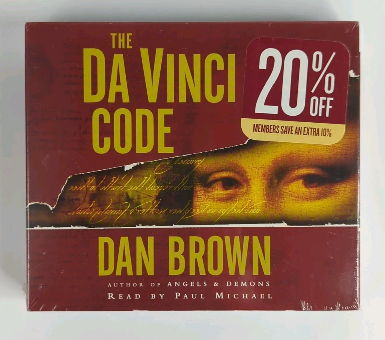 The Da Vinci Code Audio Book (CD) By Dan Brown — Read by Paul Michael
