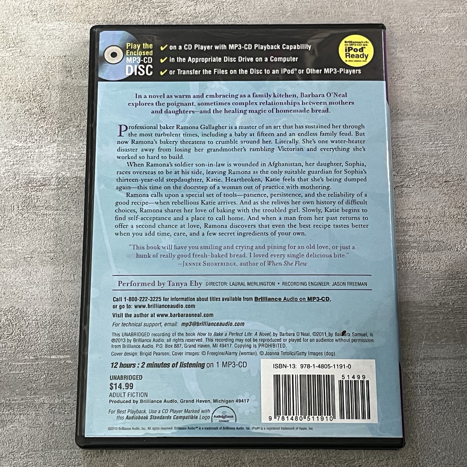 How to Bake a Perfect Life by Barbara O’Neal Unabridged Audiobook MP3