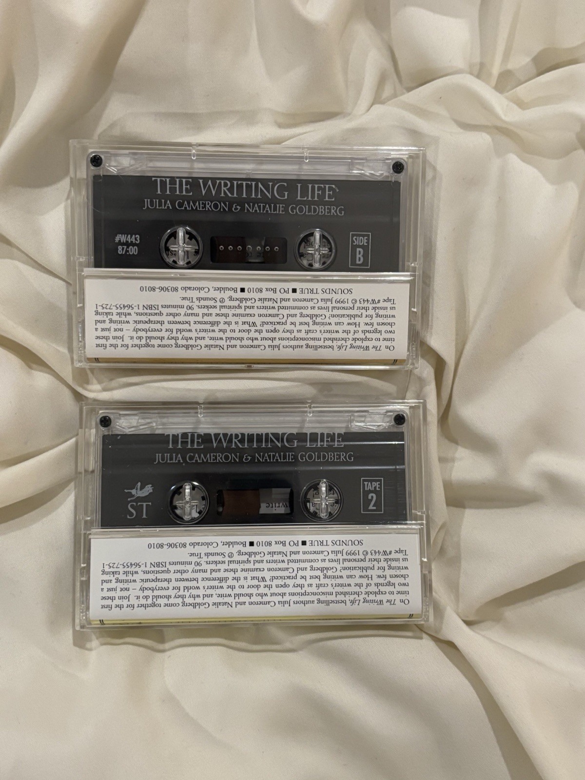 The Writing Life by Julia Cameron and Natalie Goldberg 2 Cassette set