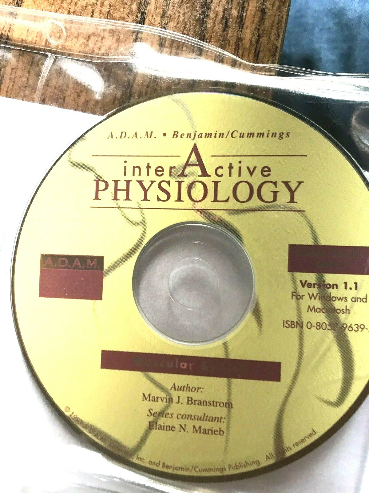 ADAM Interactive Physiology 5-Pack PC MAC CD — Great learning — See description