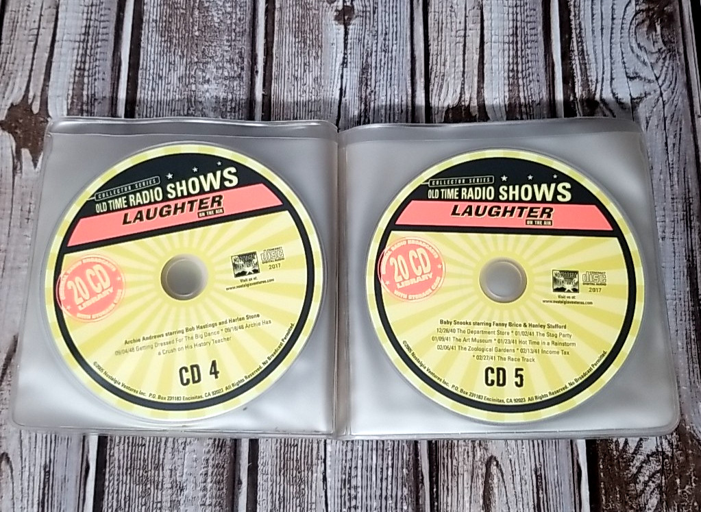 Old Time Radio Shows: Laughter on the Air (20-CD Set, 2005) Collector Series
