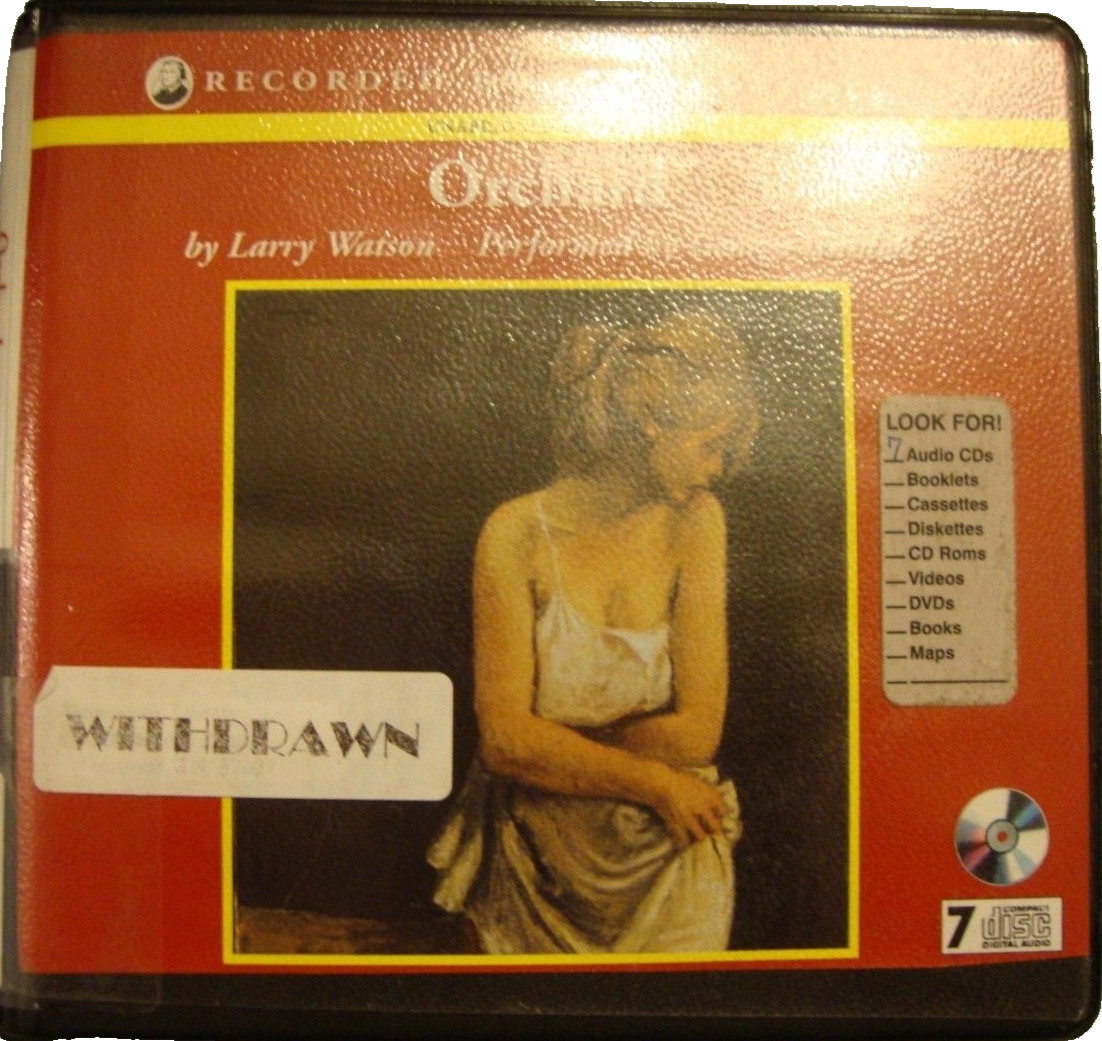 AUDIOBOOK: ‘Orchard’ By Larry Watson 7 CD Set~ Ex-Lib Unabridged Novel Z3