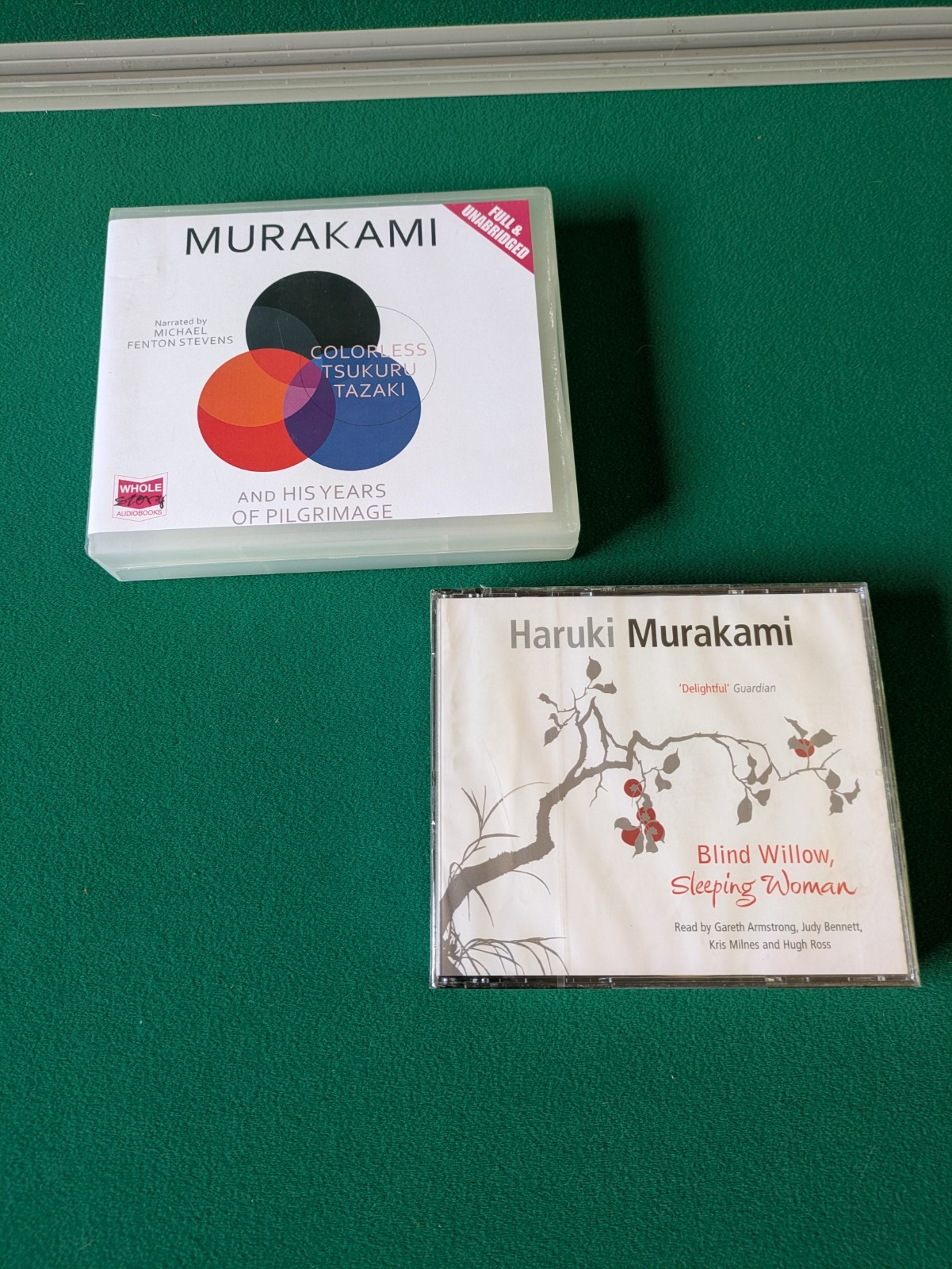 Haruki Murakami Audiobook CD Sets Blind Willow, Sleeping Woman + His Years of Pi