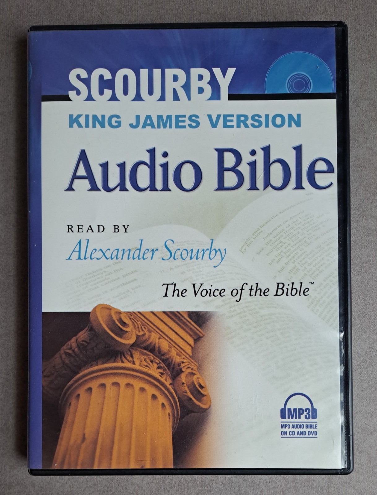 Scourby MP3 Audio Bible USED DVD & CD Set: King James Version, Alexander Scourby