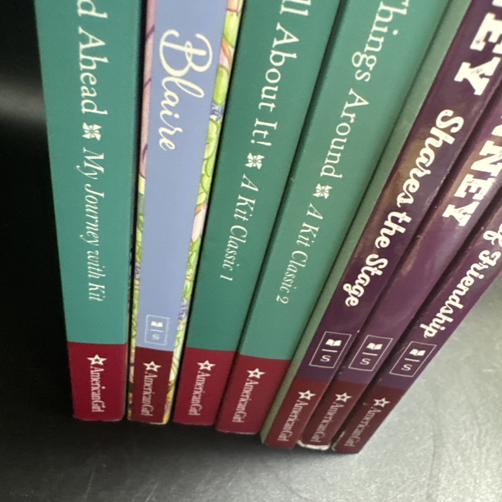 American Girl Books Tenney 1-3 Blaire Kit Lot Book Of 7 Books Total