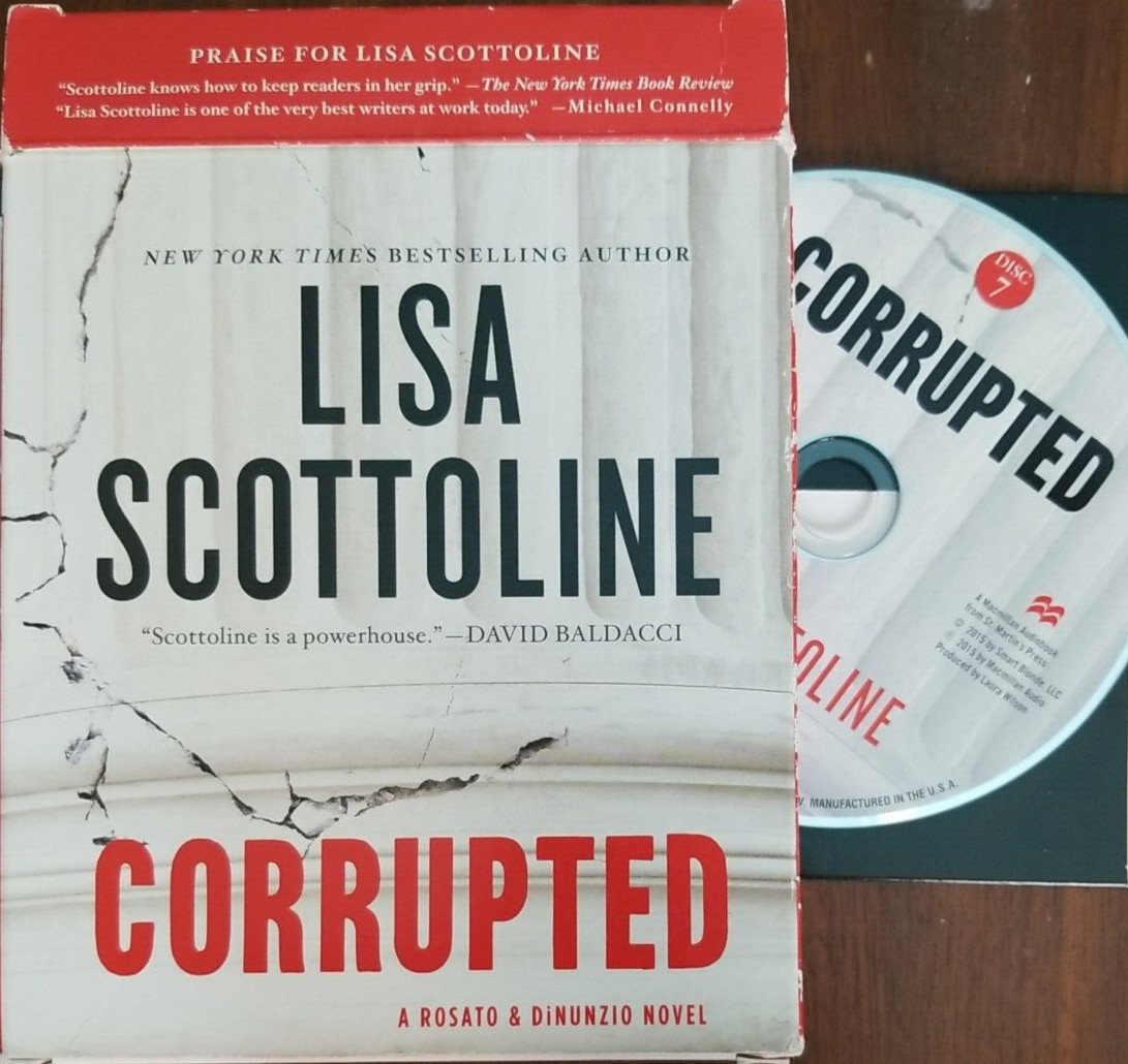 Corrupted, A Rosato & DiNunzio Novel, Lisa Scottoline Best Seller 9 CD Audiobook