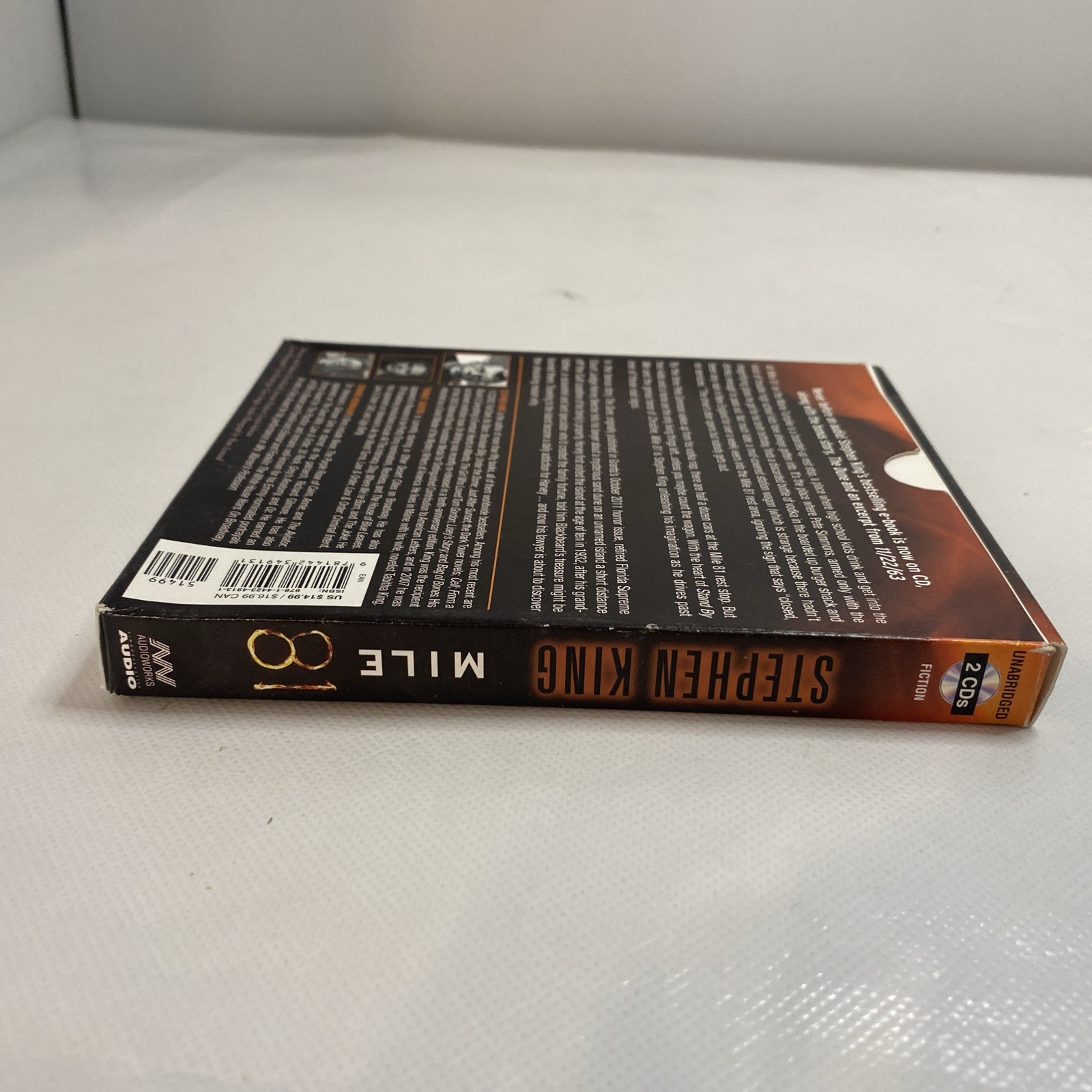 GOOD Mile 81 By Stephen King Audio Book Read By Thomas Sadoski 2 Disc Audiobook