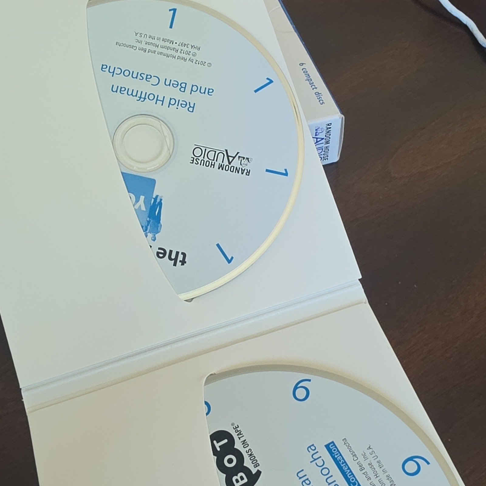The Start-Up of You Reid Hoffman Ben Casnocha Audiobook CD 6 Discs Unabridged