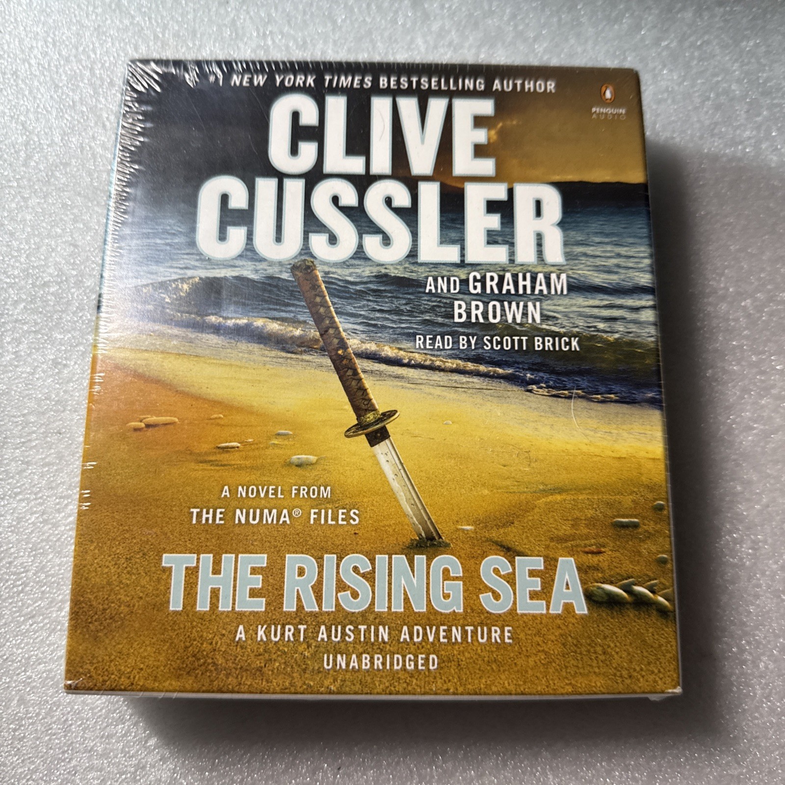 Clive Cussler — THE RISING SEA [9 CD SET, 2018] with Graham Brown,unabridged
