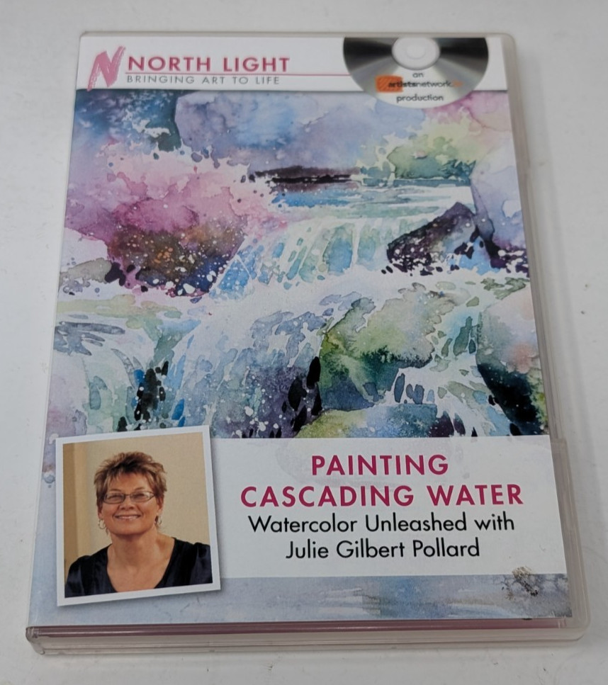 Painting Cascading Water Watercolor Unleashed by Julie Gilbert Pollard DVD Video