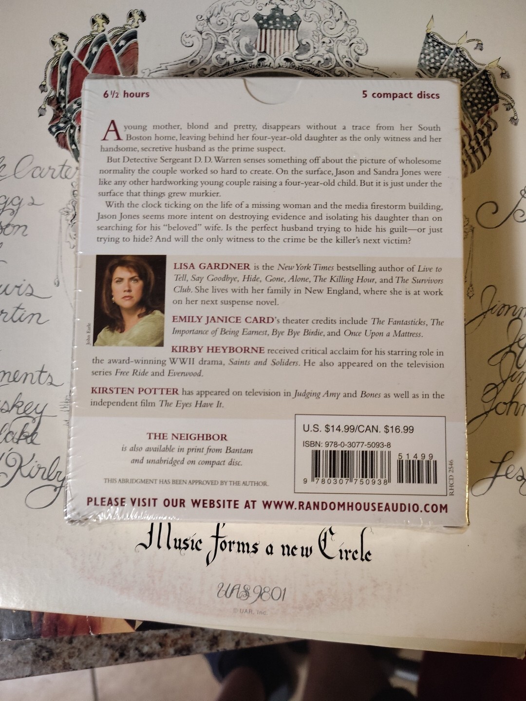 Lisa Gardner — The Neighbor — Audiobook CD — Unabridged — 11 discs — sealed/new