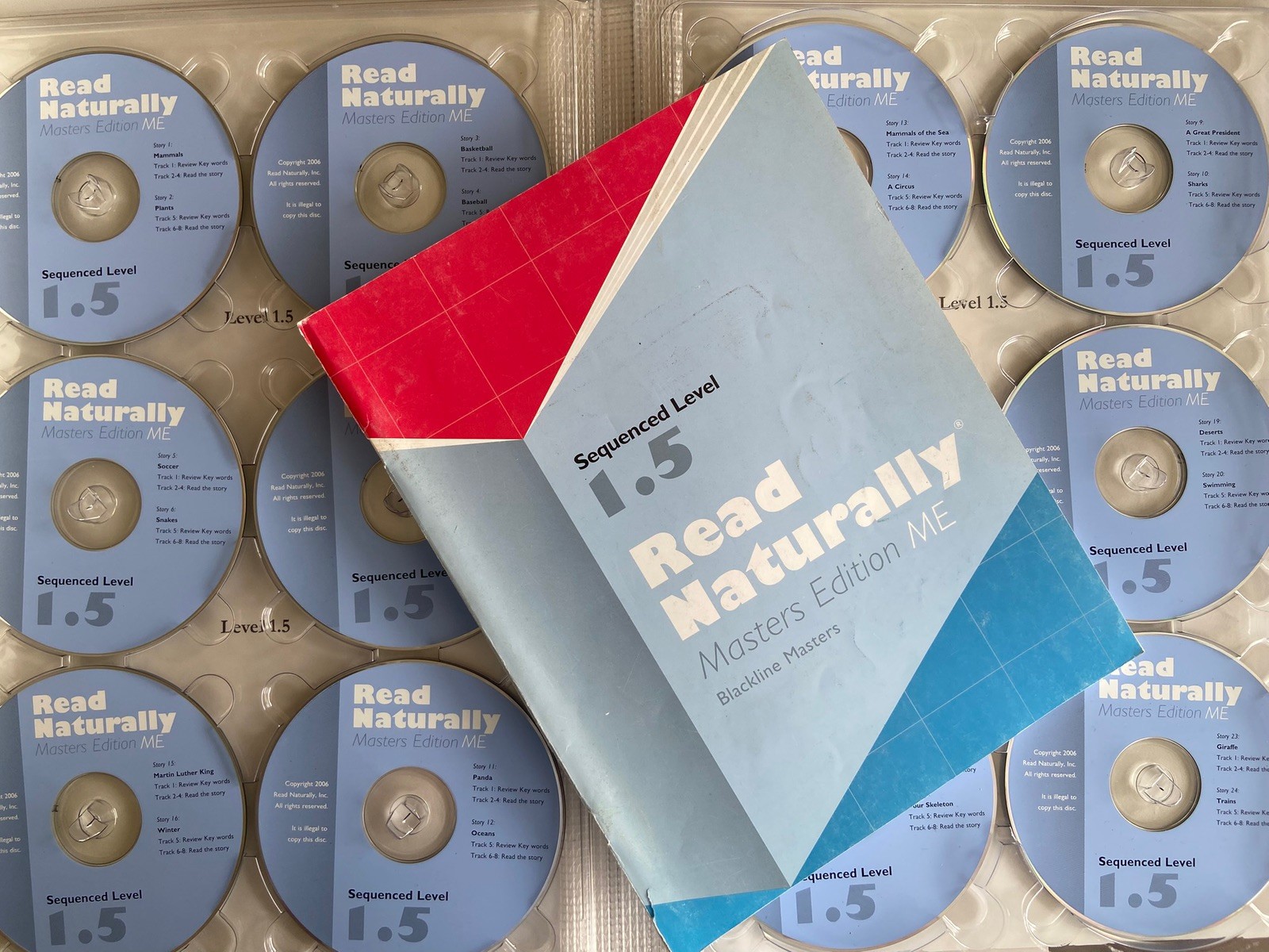 Read Naturally CDs Masters Edition Sequenced Level 1.5 Fluency