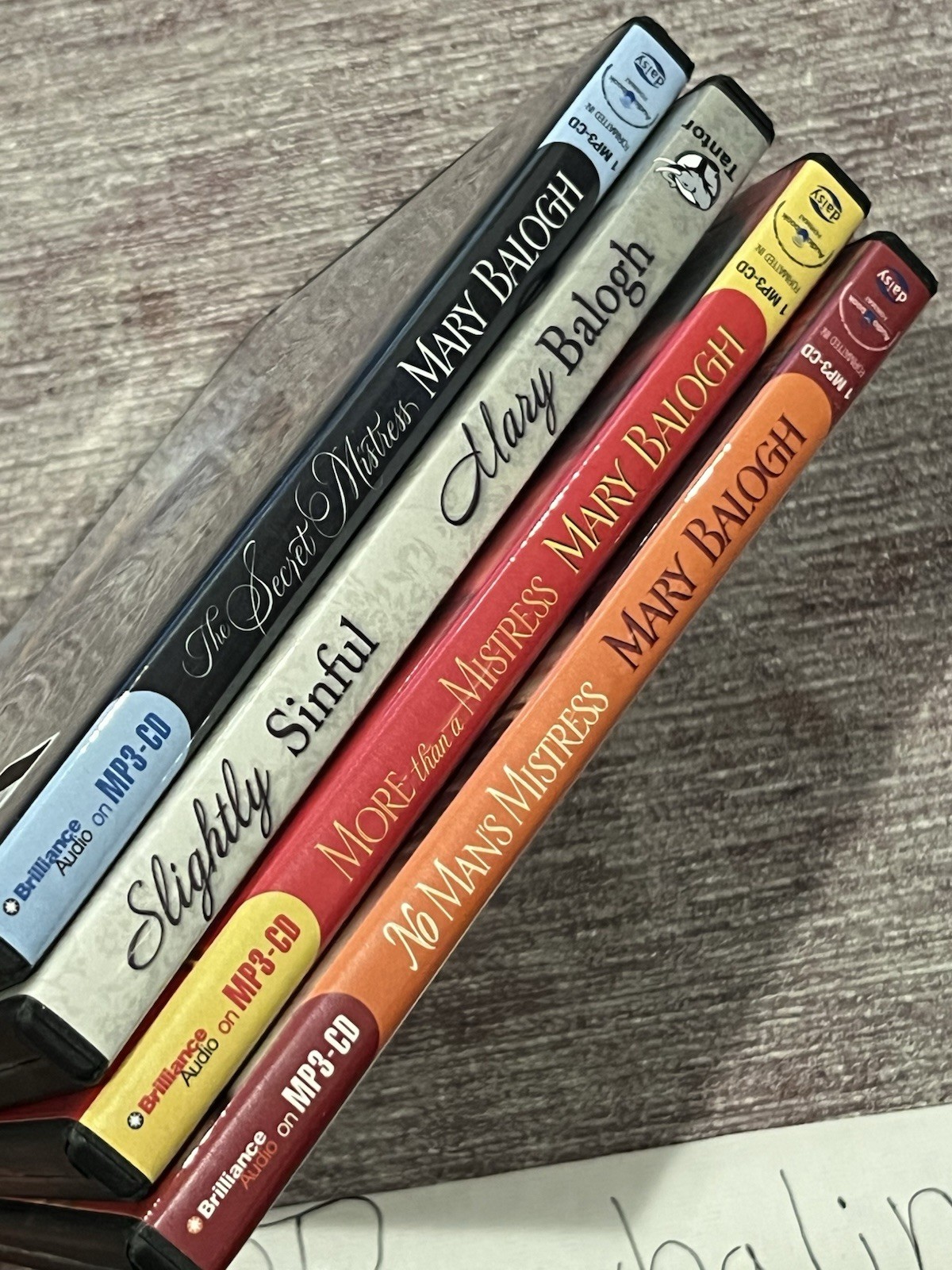 Mary Balogh Romance Series (Brilliance Audiobook MP3-CD Set Of 4) Very Good !