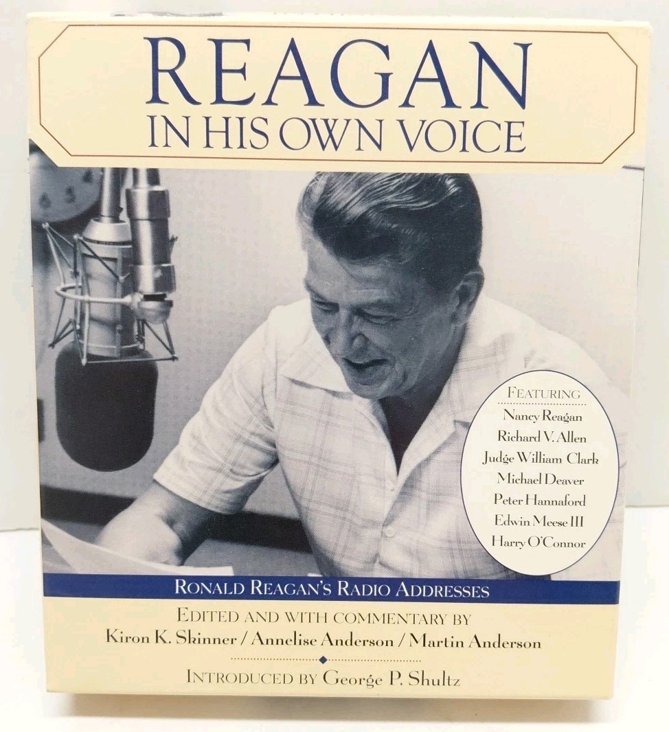 Reagan In His Own Voice -Audio 5-CD’s By Skinner, Kiron K. New 2001 Approx 6-Hrs