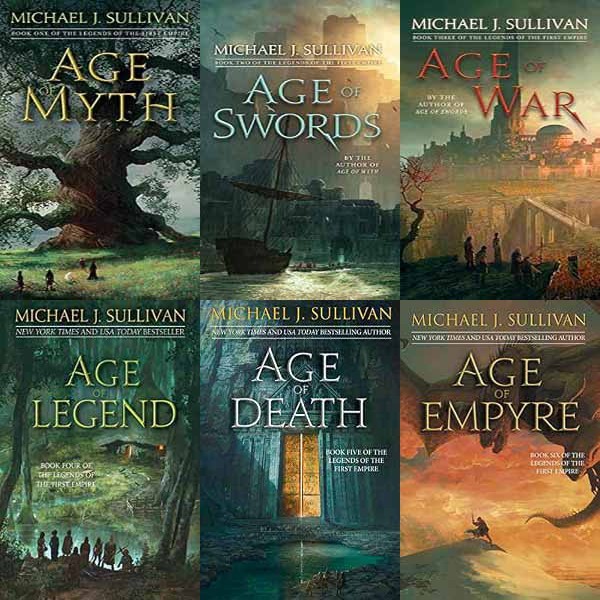 The LEGEND OF THE FIRST EMPIRE Series By M.J. Sullivan — 7 Audiobook Collection