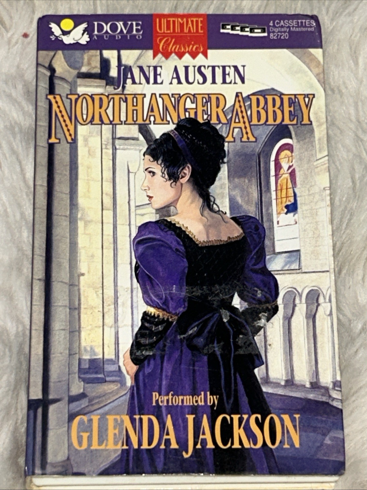 JANE AUSTEN — Northanger Abbey — Dove Audio Audiobook Cassettes. 4 Cassettes