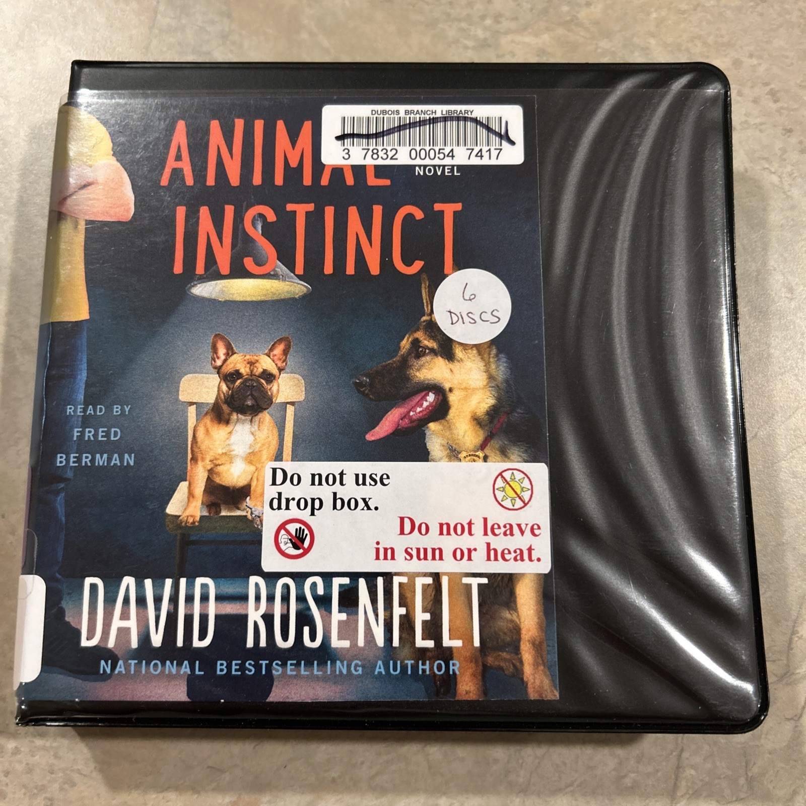 Animal Instinct : A K Team Novel by David Rosenfelt (2021, Compact Disc)