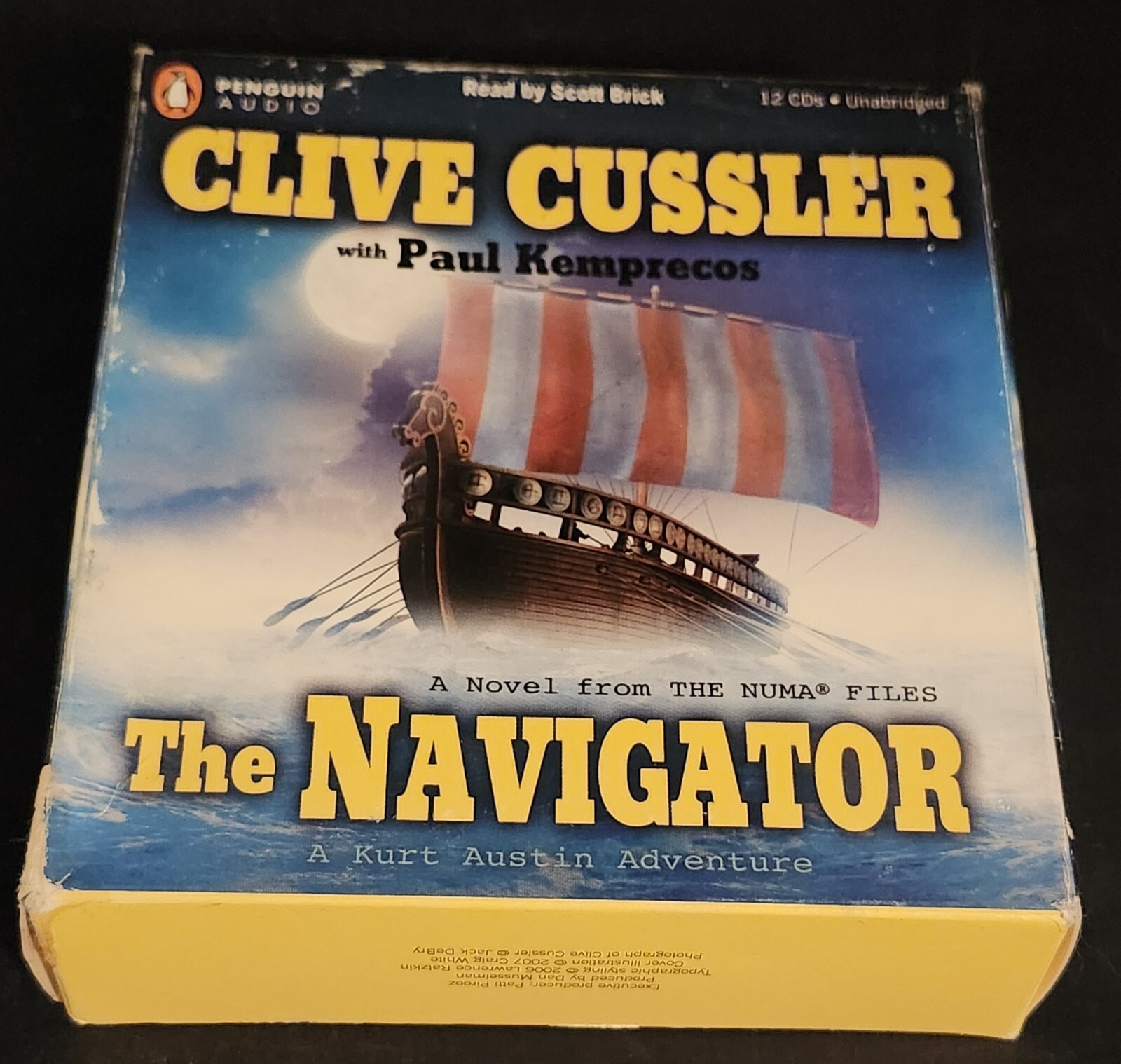 The Navigator (NUMA Files) by Clive Cussler Audio Book unAbridged 12 CDs