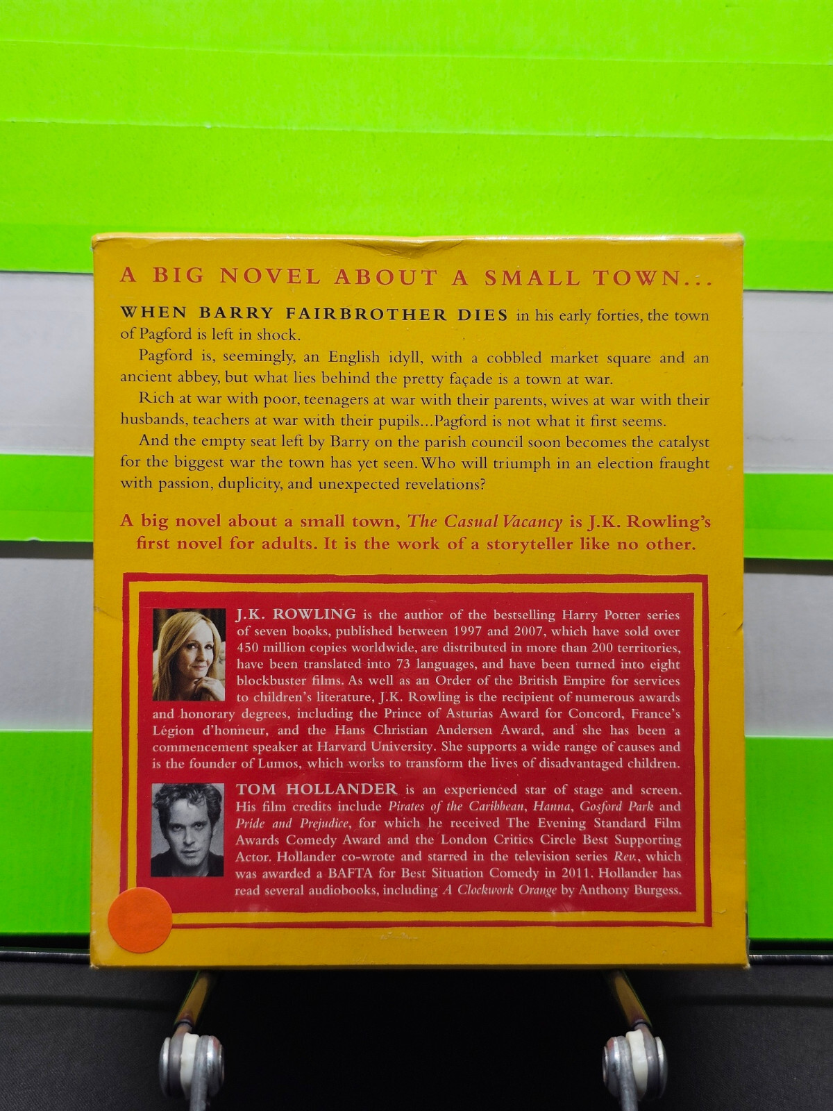 J.K. Rowling The Casual Vacancy Audio CD Audiobook Unabridged 15 Discs