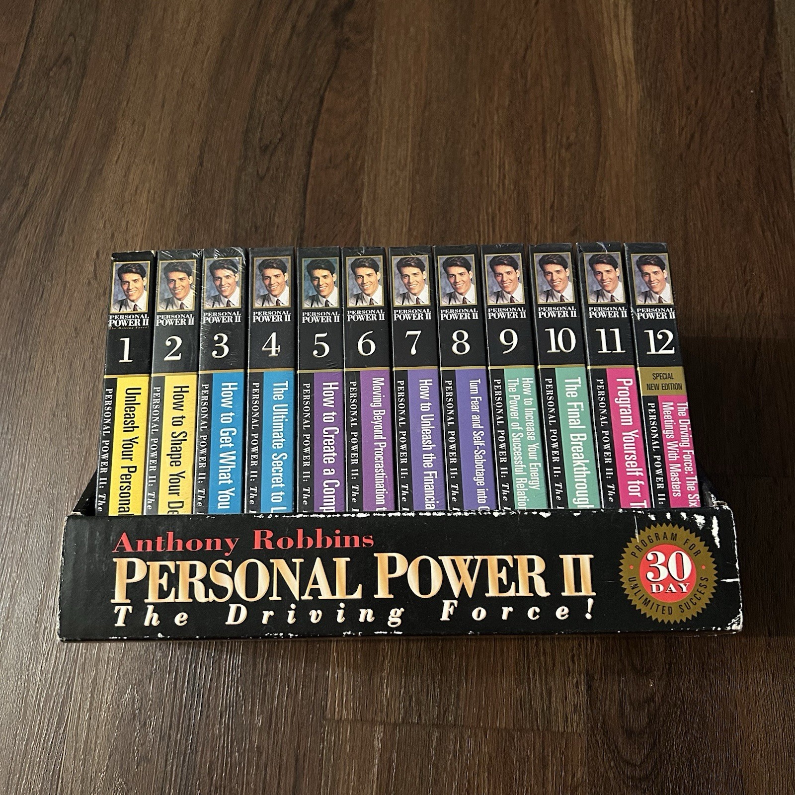 Anthony Robbins Personal Power 2 The Driving Force Cassette Tapes Audio Box Set