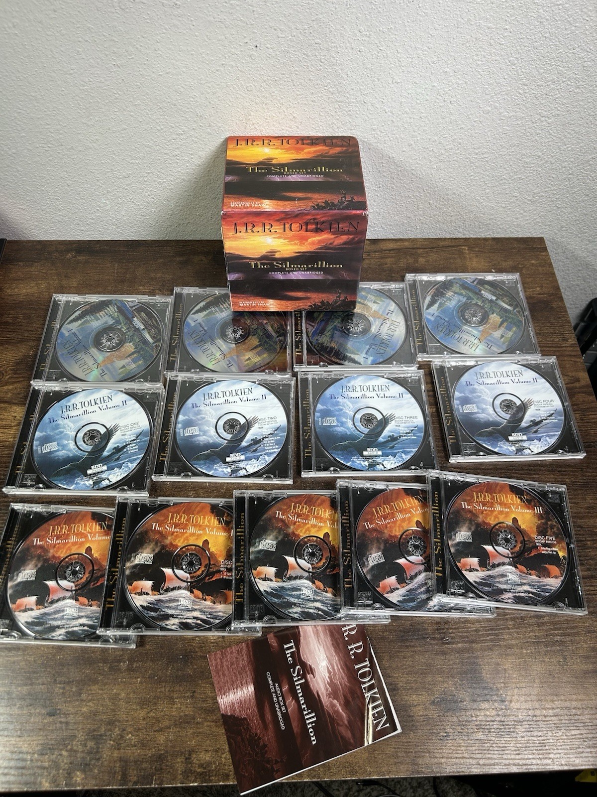 THE SILMARILLION by J.R.R Tolkien Unabridged Audio Book CD 13 Disc Box Set