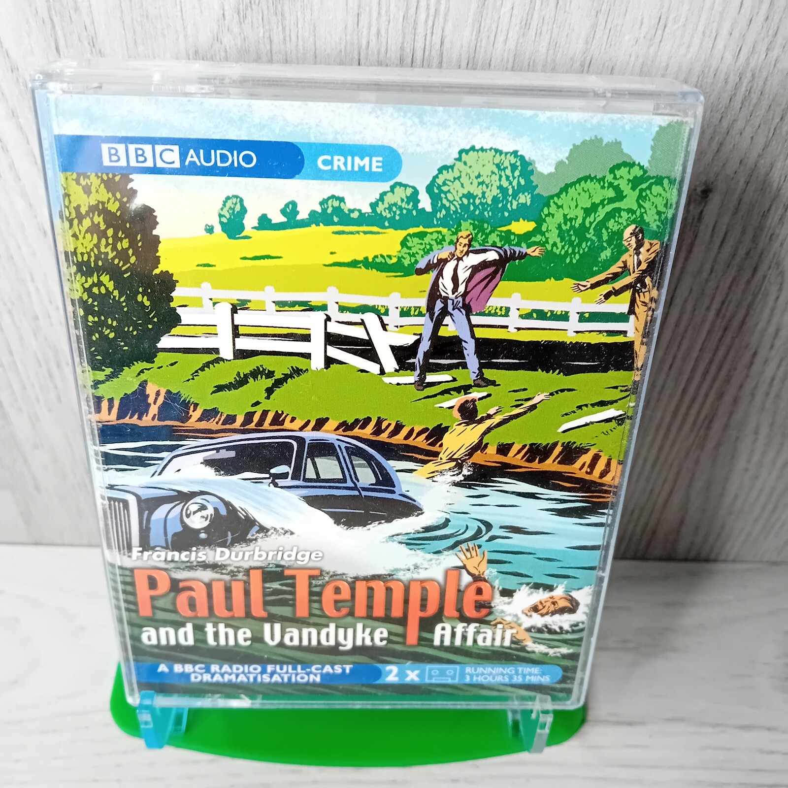 PAUL TEMPLE & THE VANDYKE AFFAIR AUDIO BOOK DOUBLE CASSETTE TAPE STORY
