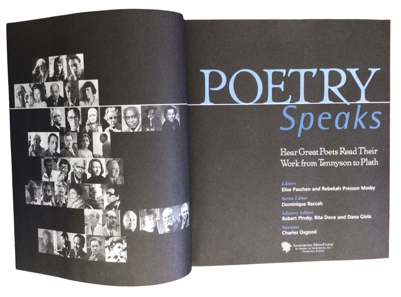 Poetry Speaks Audiobook 3 Audio CDs Set, Narrated by Charles Osgood